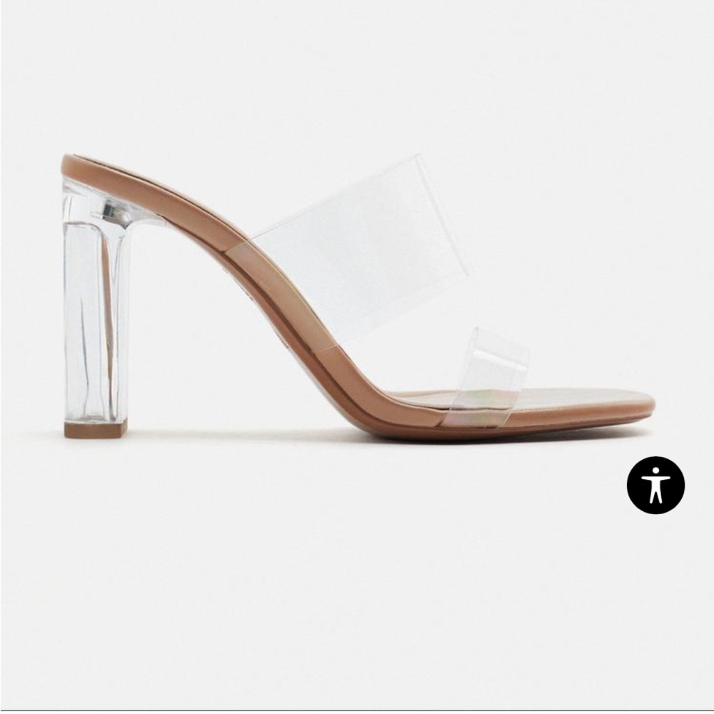 Transparent Zara Heels